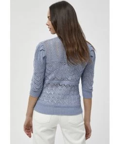 Desires Denice O-neck Pullover - FOREVER BLUE