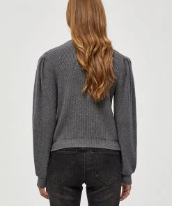 Desires Dita Funnelneck Pullover - GREY MEL