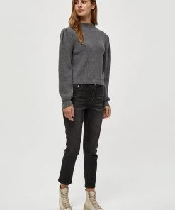 Desires Dita Funnelneck Pullover - GREY MEL