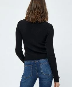 Desires Knits & Cardigans Dita Lace Cardigan - BLACK