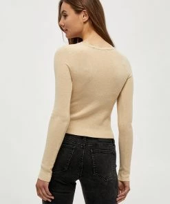 Desires Dita Lace Cardigan - OYSTER GRAY