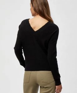 Desires Knits & Cardigans Dita Lace Pullover - BLACK