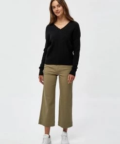 Desires Knits & Cardigans Dita Lace Pullover - BLACK