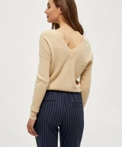 Desires Dita Lace Pullover - OYSTER GRAY Knits & Cardigans