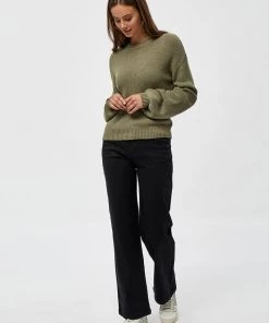 Desires Dita O-Neck Pullover - MERMAID GREEN