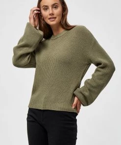 Desires Dita O-Neck Pullover - MERMAID GREEN