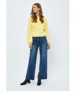 Desires Dita O-Neck Pullover - YELLOW LEMON Knits & Cardigans