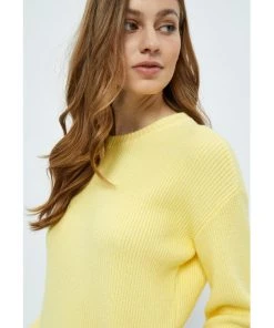 Desires Dita O-Neck Pullover - YELLOW LEMON Knits & Cardigans