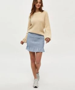 Desires Knits & Cardigans Dita O-Neck Pullover - OYSTER GRAY