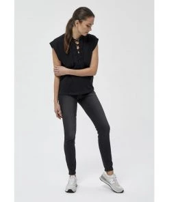 Desires Tops & T-shirts Dorella Tee - BLACK