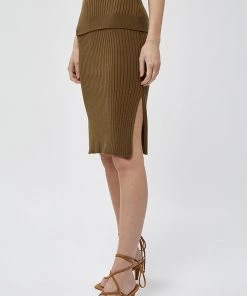 Desires Edel Skirt - MILITARY OLIVE