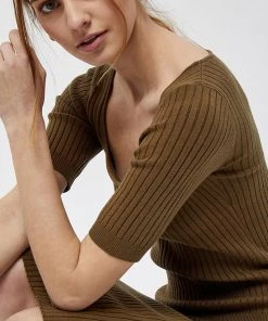 Desires Tops & T-shirts Edel Tee - MILITARY OLIVE