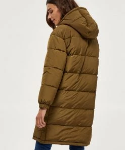 Desires Edith Long Jacket - BEECH GREEN