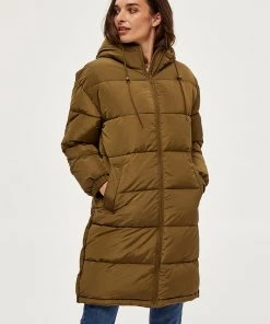 Desires Edith Long Jacket - BEECH GREEN