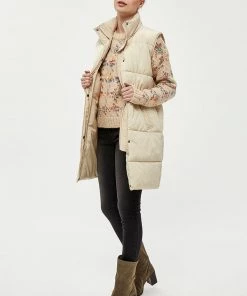 Desires Edith Waistcoat - OYSTER GRAY Jackets & Coats