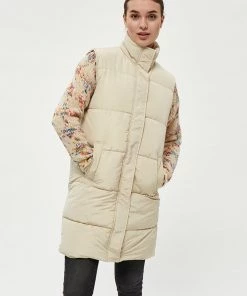 Desires Edith Waistcoat - OYSTER GRAY Jackets & Coats