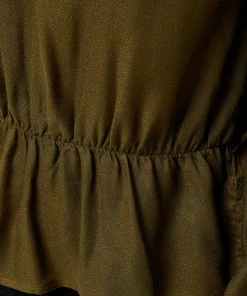 Desires Efia Blouse - MILITARY OLIVE