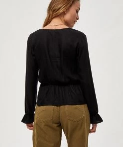 Desires Efia Blouse - BLACK