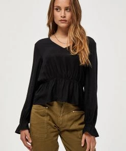 Desires Efia Blouse - BLACK