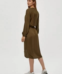 Desires Efia Dress - MILITARY OLIVE