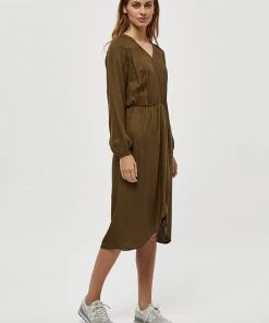 Desires Efia Dress - MILITARY OLIVE