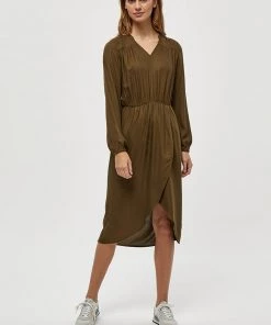 Desires Efia Dress - MILITARY OLIVE