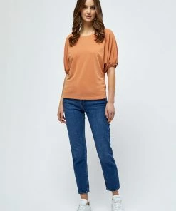 Desires Elara Blouse - Caramel Brown