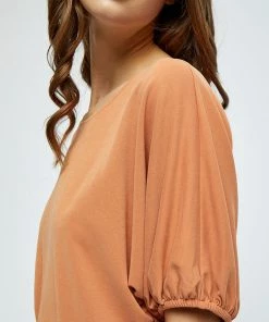 Desires Elara Blouse - Caramel Brown