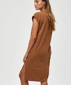 Desires Dresses & Jumpsuits Elara Dress - RUBBER BROWN