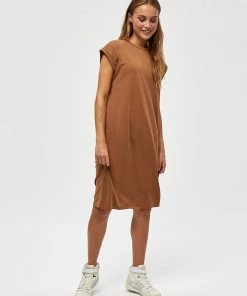 Desires Dresses & Jumpsuits Elara Dress - RUBBER BROWN