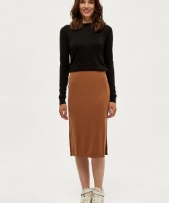 Desires Elara Skirt - RUBBER BROWN Skirts