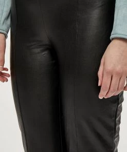 Desires SUMMER SALE Elena PU Leggings - BLACK