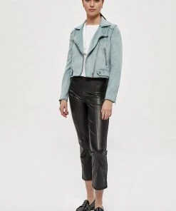 Desires SUMMER SALE Elena PU Leggings - BLACK