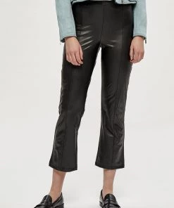 Desires SUMMER SALE Elena PU Leggings - BLACK