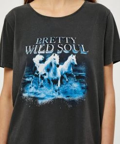 Desires Eliana Tee - BLACK PR Tops & T-shirts