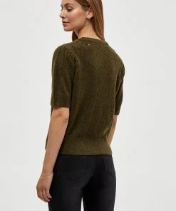 Desires Elis Cardigan - MILITARY OLIVE MELANG