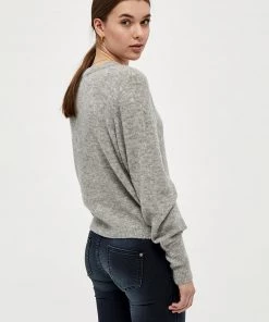 Desires Elis O-neck Pullover - LIG GREY M