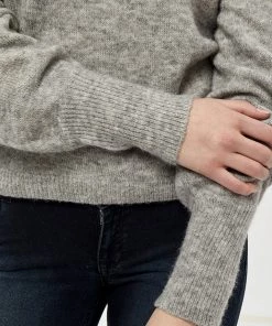 Desires Elis O-neck Pullover - LIG GREY M