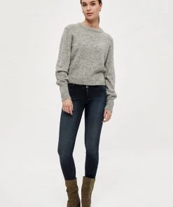 Desires Elis O-neck Pullover - LIG GREY M