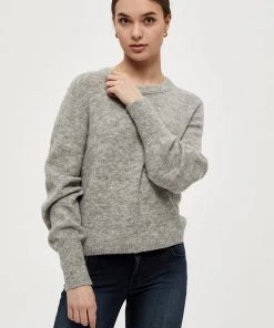 Desires Elis O-neck Pullover - LIG GREY M