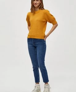 Desires Elis Tee Pullover - NARCISSUS YELLOW MELANG Tops & T-shirts