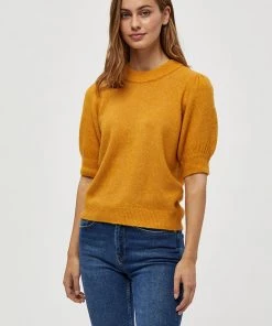 Desires Elis Tee Pullover - NARCISSUS YELLOW MELANG Tops & T-shirts