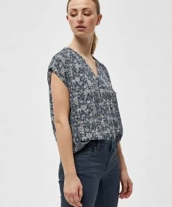 Desires Elise Debbi Top - TROOPER BLUE PR