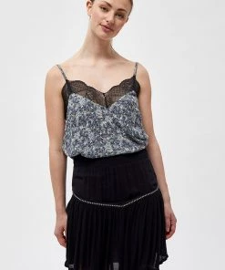 Desires Tops & T-shirts Elise Top - TROOPER BLUE PR