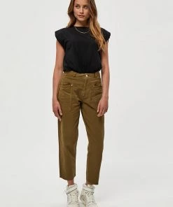 Desires Ella Pants - MILITARY OLIVE