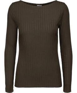 Desires Tops & T-shirts Eloha Boatneck Tee - TARMAC