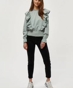 Desires Emily Blouse - SLATE BLUE