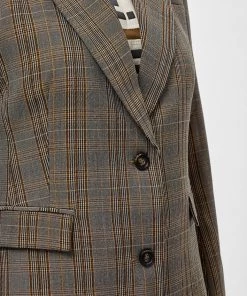 Desires Emmy Blazer - CHECKED Jackets & Coats