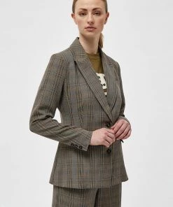 Desires Emmy Blazer - CHECKED Jackets & Coats