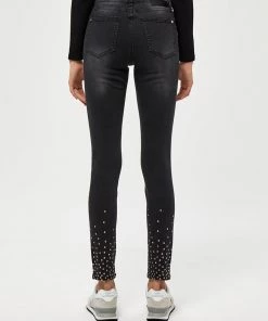 Desires Enia Stone Jeans - BLACK WASHED